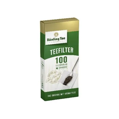 Bunting tee teefiltermit anfasslasche pk.100st a24