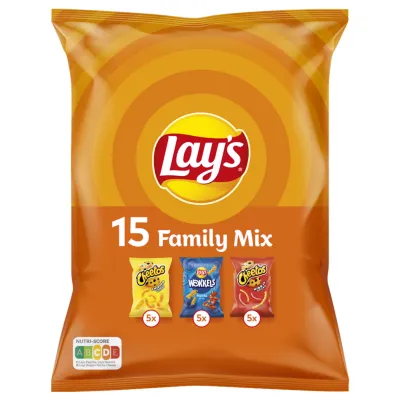 Lays Family Mix  Cheetos, Nibb-it, Wokkels (8x 315gr)