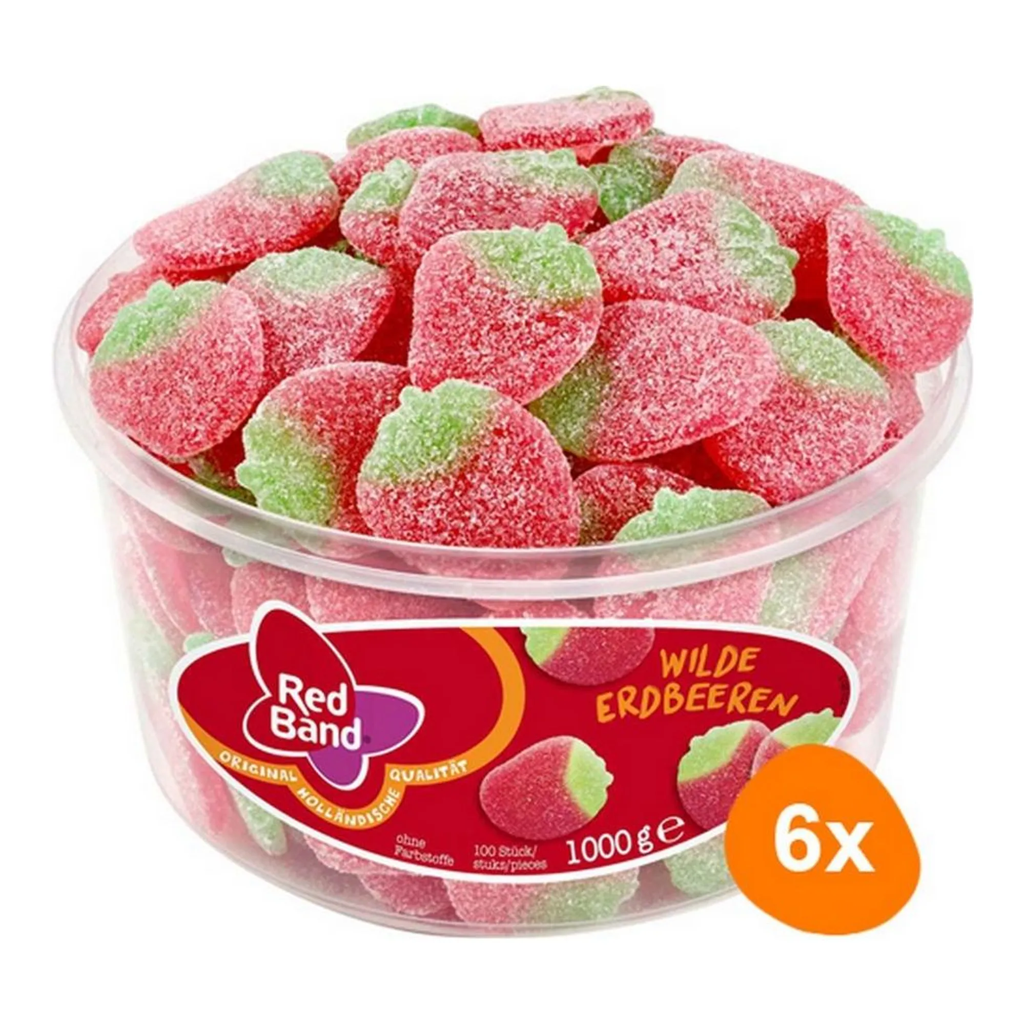 RedBand Wilde Aardbeien (6x 100 stuks)