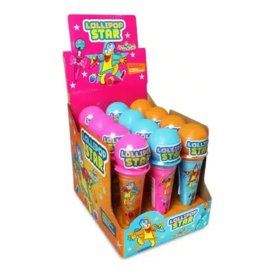 Microphone met lollie (12x 35gr)