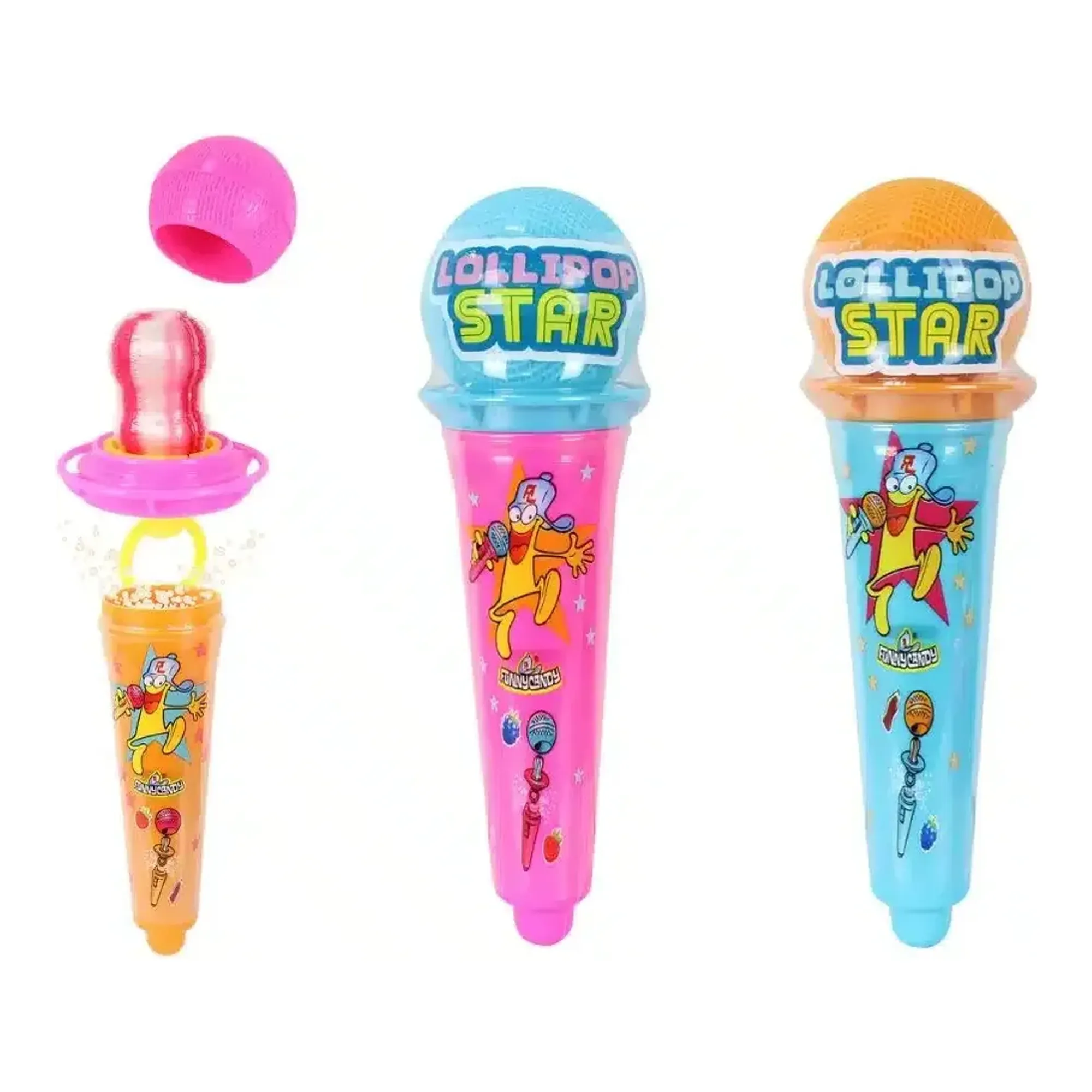 Microphone met lollie (12x 35gr)