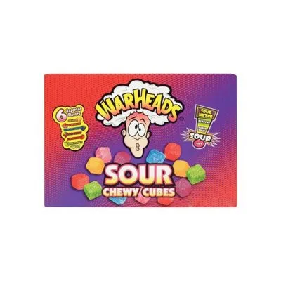 Warheads chewy cubes theatre box (12x 113gr)