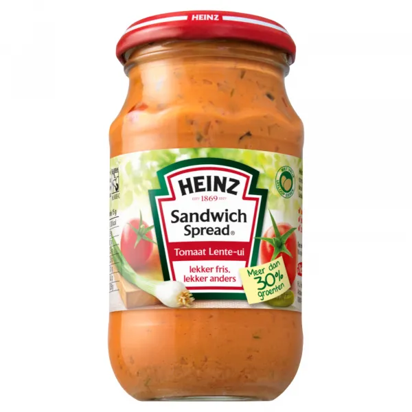 Heinz sandwich spread tomaat lente-ui (8x 300gr)