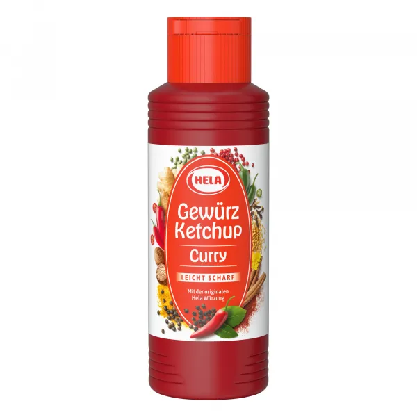 Hela curry gewürzketchup licht scharf (12x 300ml)