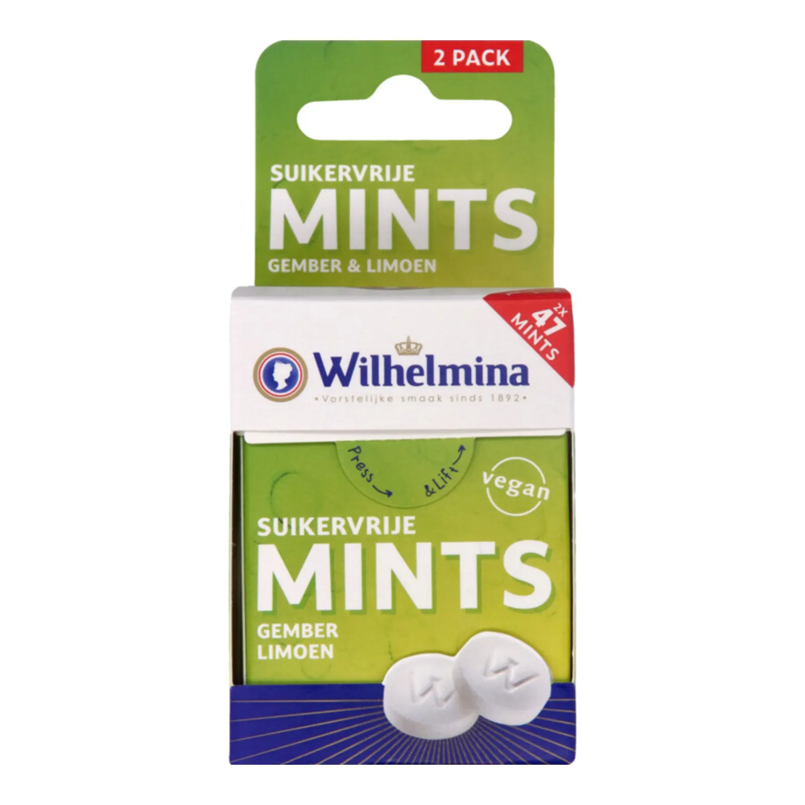 Wilhelmina Pepermunt Gember Limoen (20x 500gr)