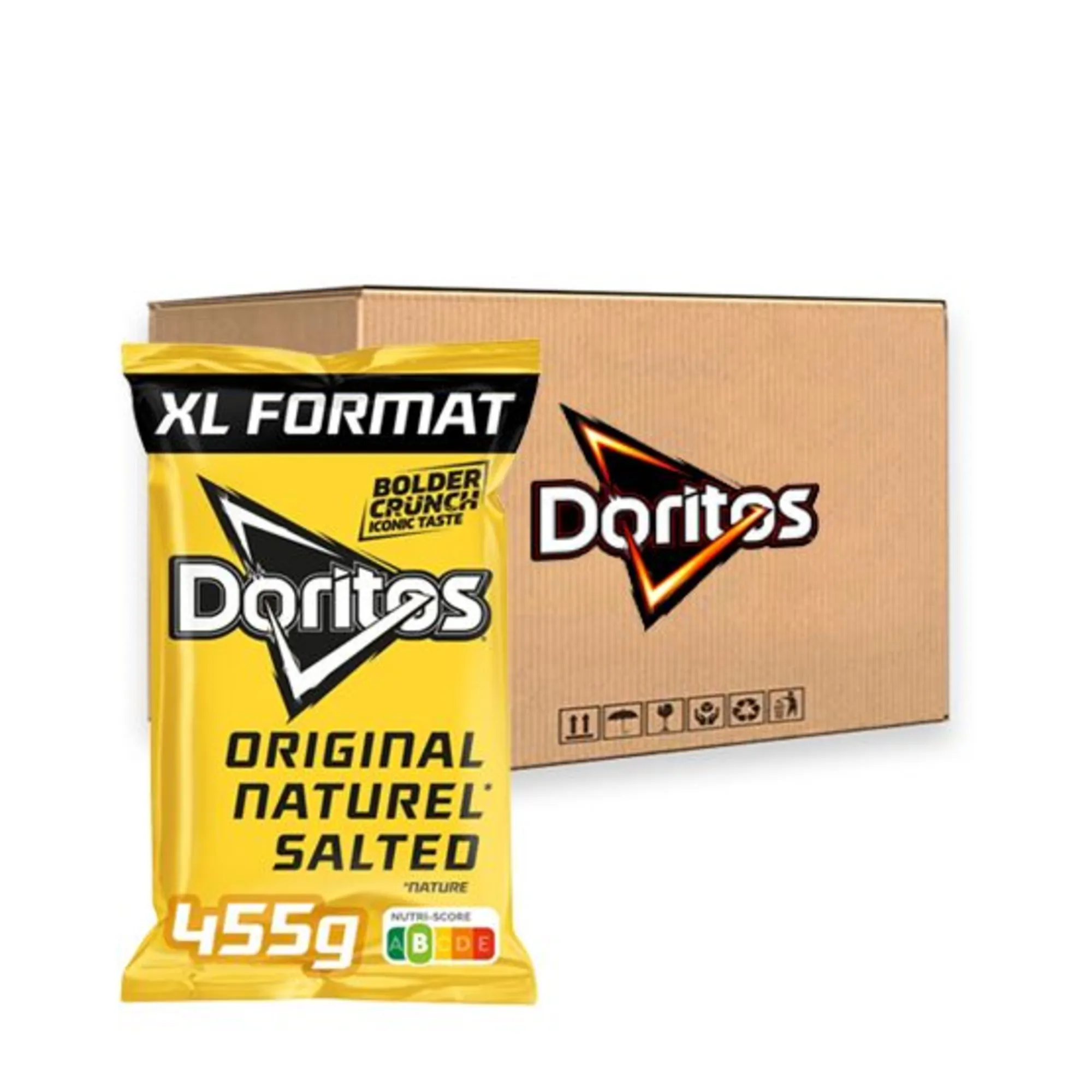 Doritos Naturel Tortilla Chips (12x 455gr)