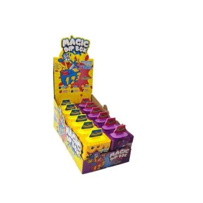 Lollipop met poeder en vloeibaar snoep (12x 61gr)