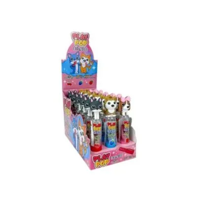 Lollie met kat of hond hoofd (18x 9gr)