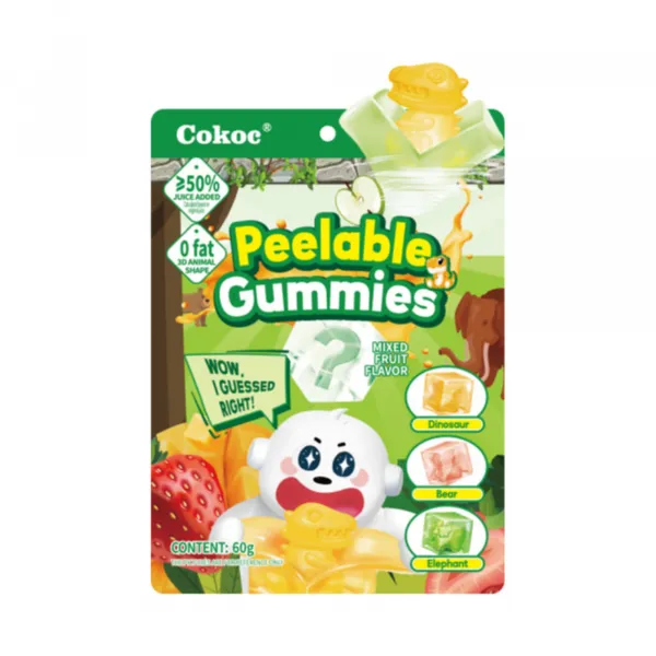 Cokoc Peelable Gummies Mixed Fruit (50x 60gr)