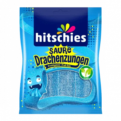 Hitschies Saure Drachenzungen Blau (20x 125gr)