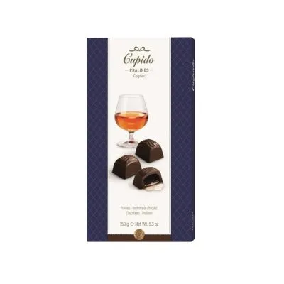 Cupido likeurpralines cognac 150 gr. a10