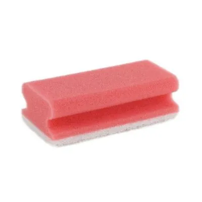 Scouring pad red 14×7 with handle