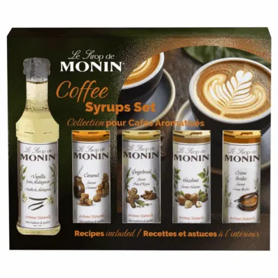 Monin Koffiesiropen Geschenkset (5x 5cl)