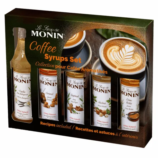 Monin Koffiesiropen Geschenkset (5x 5cl)