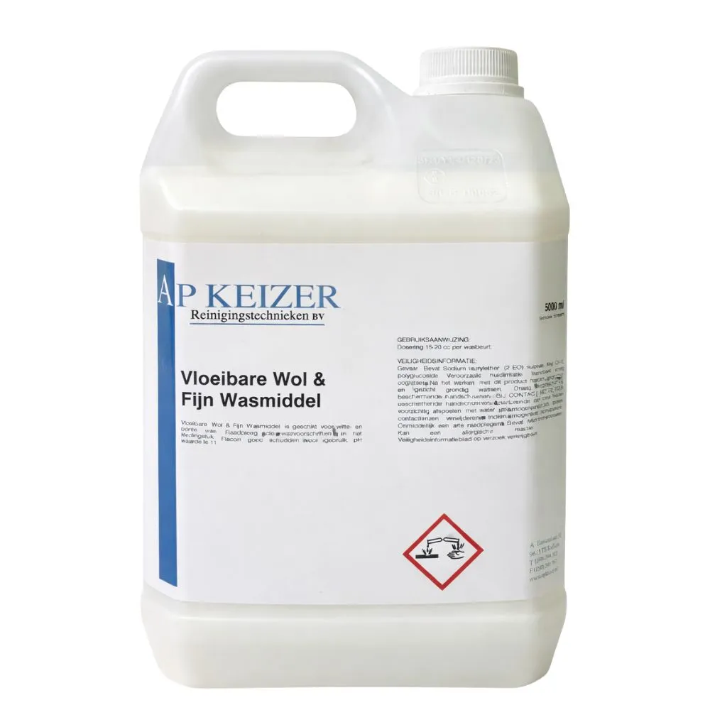 Vloeibaar Wol en Fijnwasmiddel (5 liter)