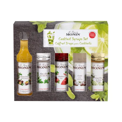 Monin Siroop Cocktail Set (5x 5cl)