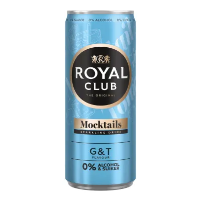Royal Club Mocktails Gin & Tonic 0% blik (12x 25cl)