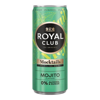 Royal Club Mocktails Mojito 0% blik (12x 25cl)