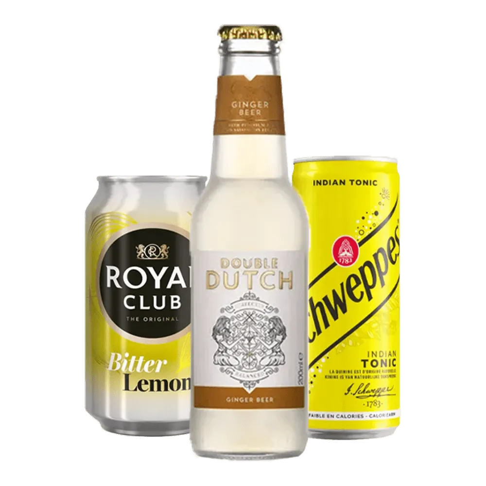 Tonic, Bitter Lemon & Ginger ale