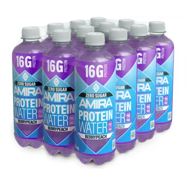 Amira Protein Water Berrypeach PET (12x 50cl)