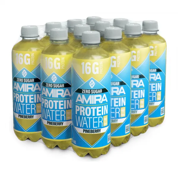 Amira Protein Water Pineberry PET (12x 50cl)