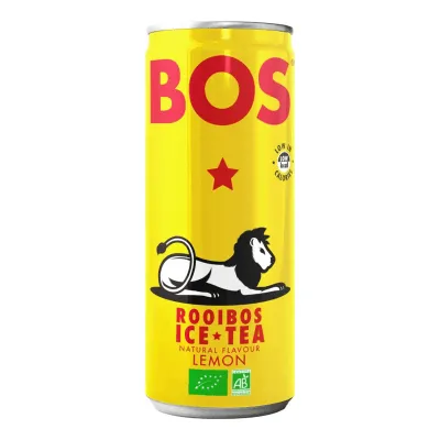 BOS Ice Tea Lemon BIO blik (12x 250ml)