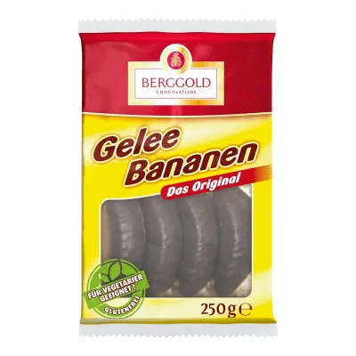 Berggold Gelee Bananen Schokoliert (20x 250gr)