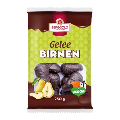 Berggold Gelee Birnen Schokoliert (20x 250gr)