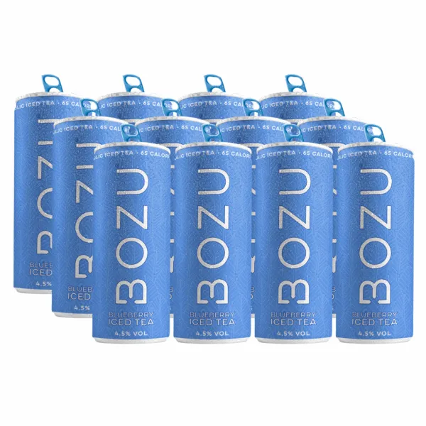 Bozu Hard Iced Tea Blueberry (12x 25cl)