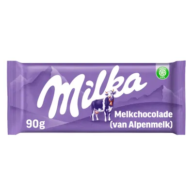 Milka Alpenmelk Flowpack (25x 90gr)