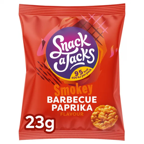 Snack a Jacks Barbecue Paprika (8x 23gr)