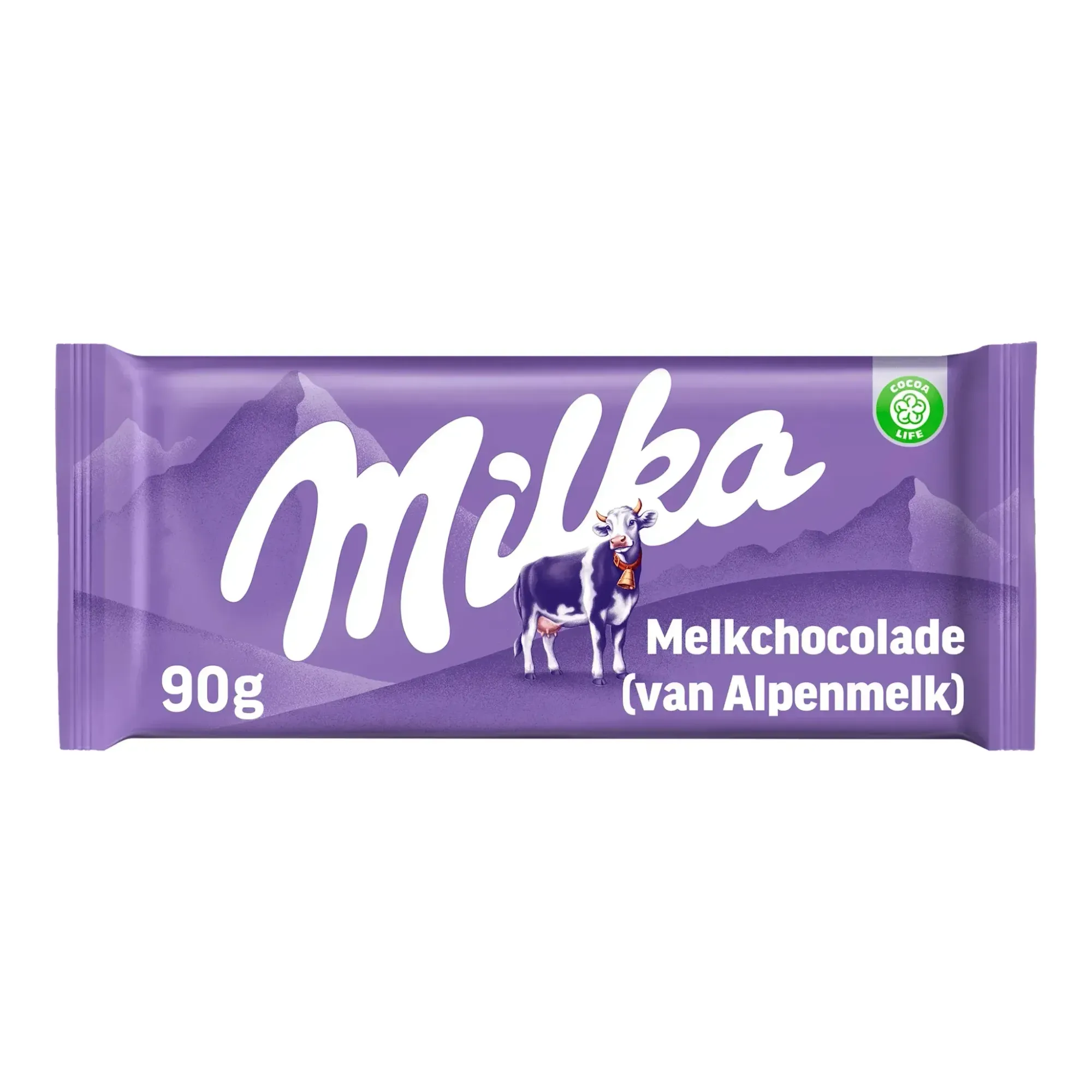 Milka Alpenmelk Flowpack (25x 90gr)