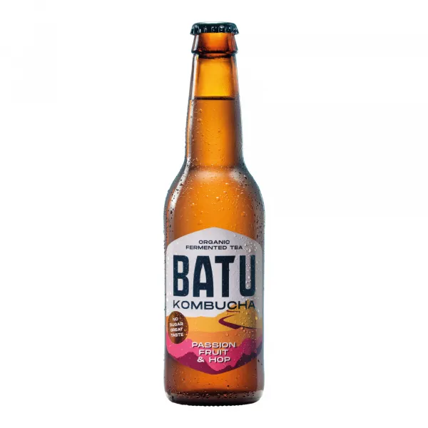 Batu Kombucha Passion & Hop fles (12x 33cl)