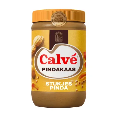 Calve Pindakaas Stukjes Noot (12x 650gr)