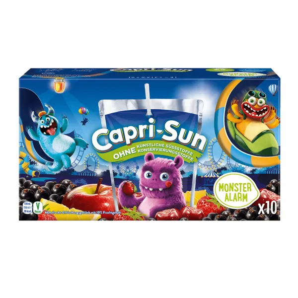 Capri-Sun Monster Alarm zero pouch (40x 200ml)