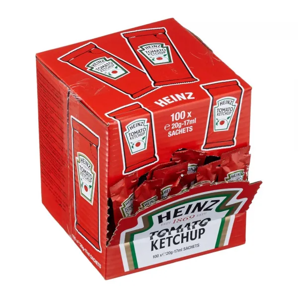 Heinz Tomatenketchup Sachets (100x 17ml)