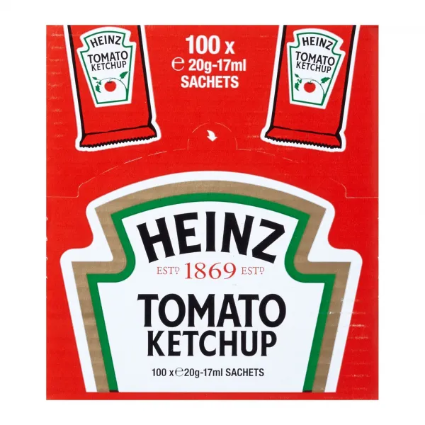 Heinz Tomatenketchup Sachets (100x 17ml)