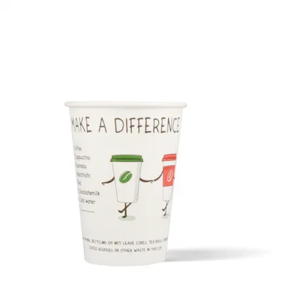 Koffiebeker Make A Difference Low PE 180cc (2500 stuks)