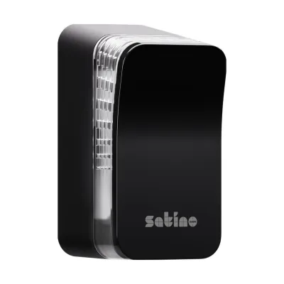 Satino Luchtverfrisser Dispenser Eco Zwart