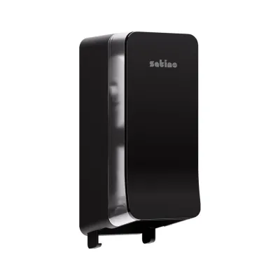 Satino Systeemrol Dispenser voor 2 rollen zwart
