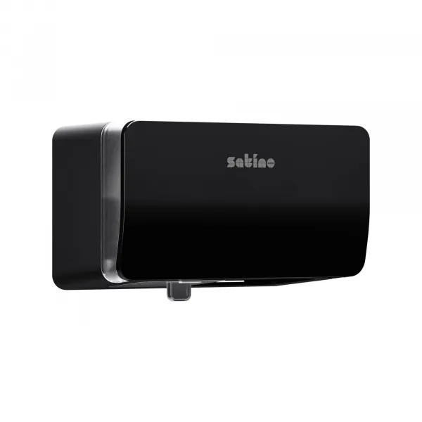 Satino Toiletroldispenser Horizontaal Zwart