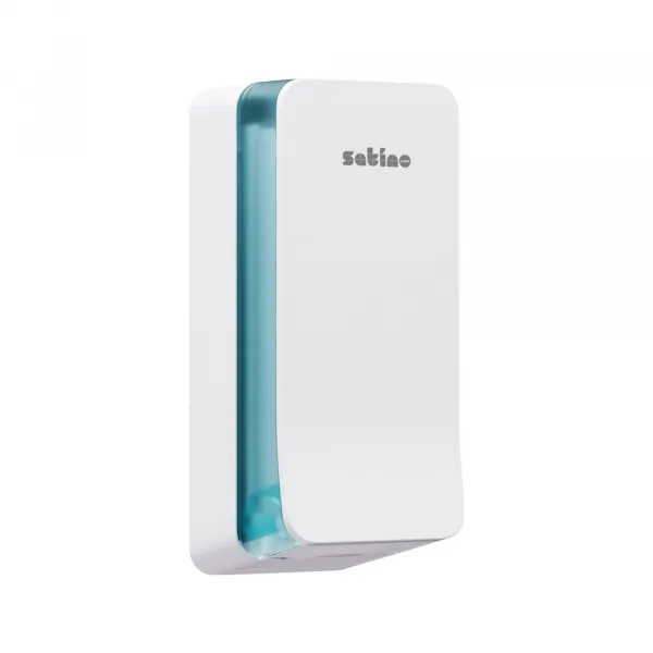 Satino Toiletroldispenser Dubble Rol voor 2 Systeemrollen wit