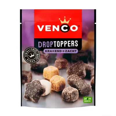 Venco Droptoppers Krakend Zacht zak (10x 215gr)