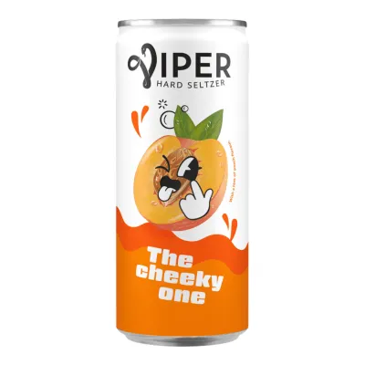 Viper Hard Seltzer Peach blik (12x 25cl)