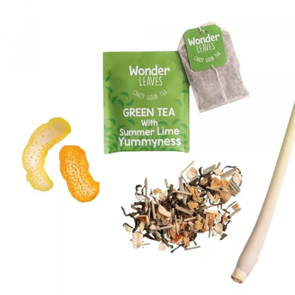 Wonder Leaves BIO FT Green Tea lime (25x 1,8gr)