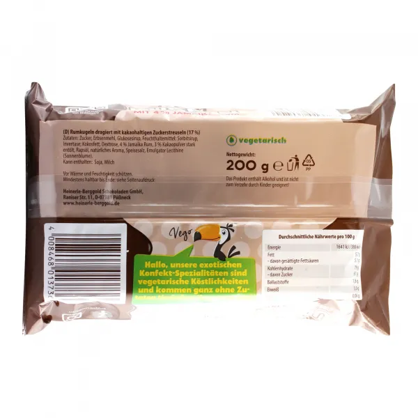 Berggold Rumkugeln (20x 200gr)