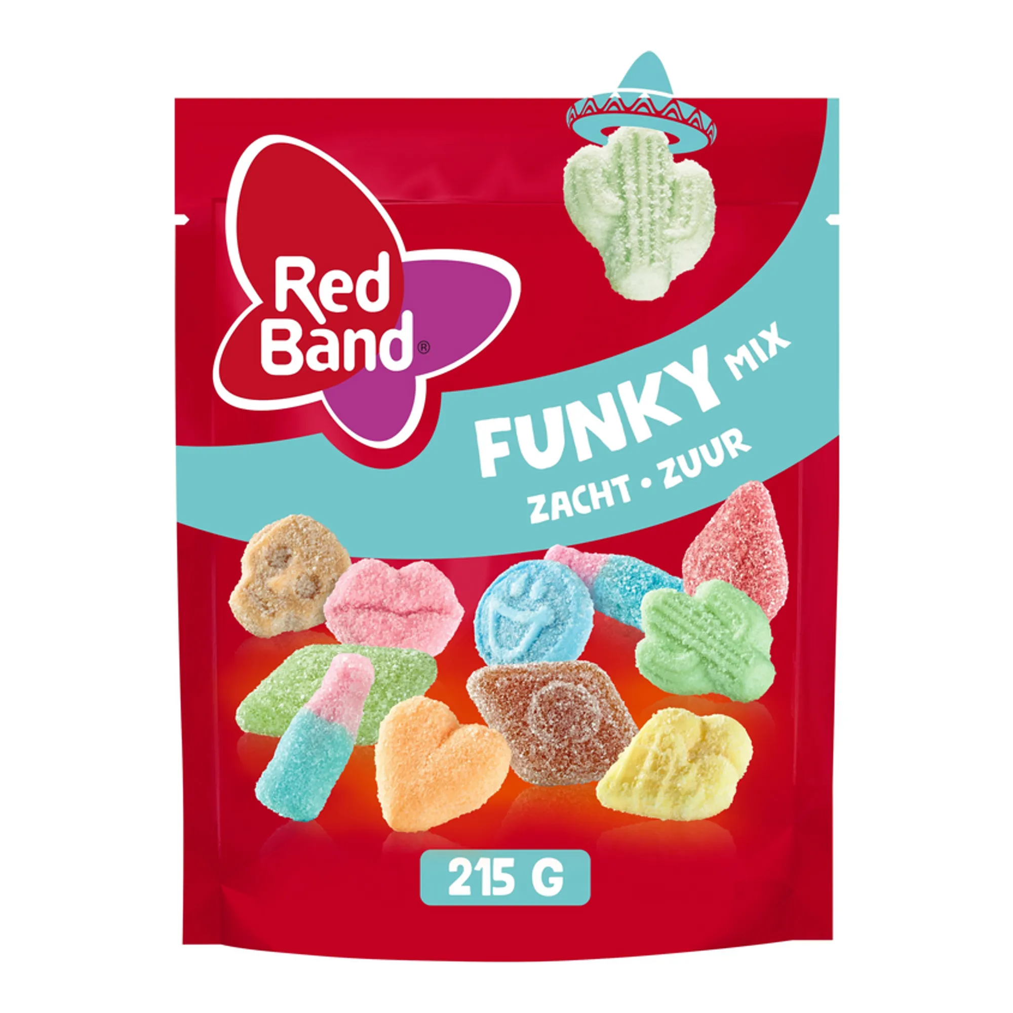 Red Band Snoepmix Funky zak (10x 215gr)