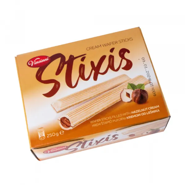Stixies Waffelstäbchen Haselnuss (14x 250 gr)