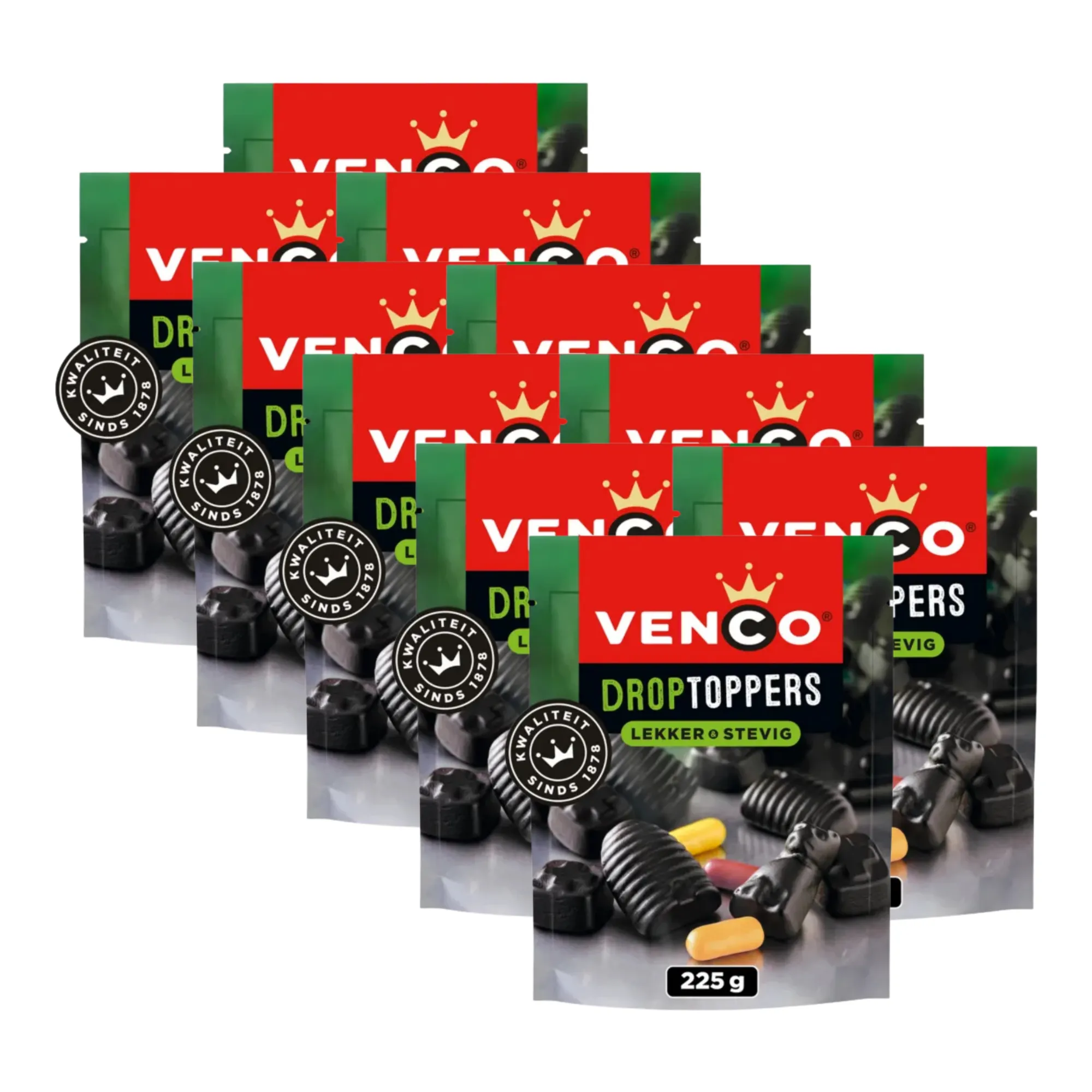 Venco Droptoppers Lekker Stevig zak (10x 225gr)