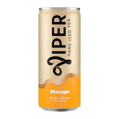 Viper hard iced tea mango blik 25 cl